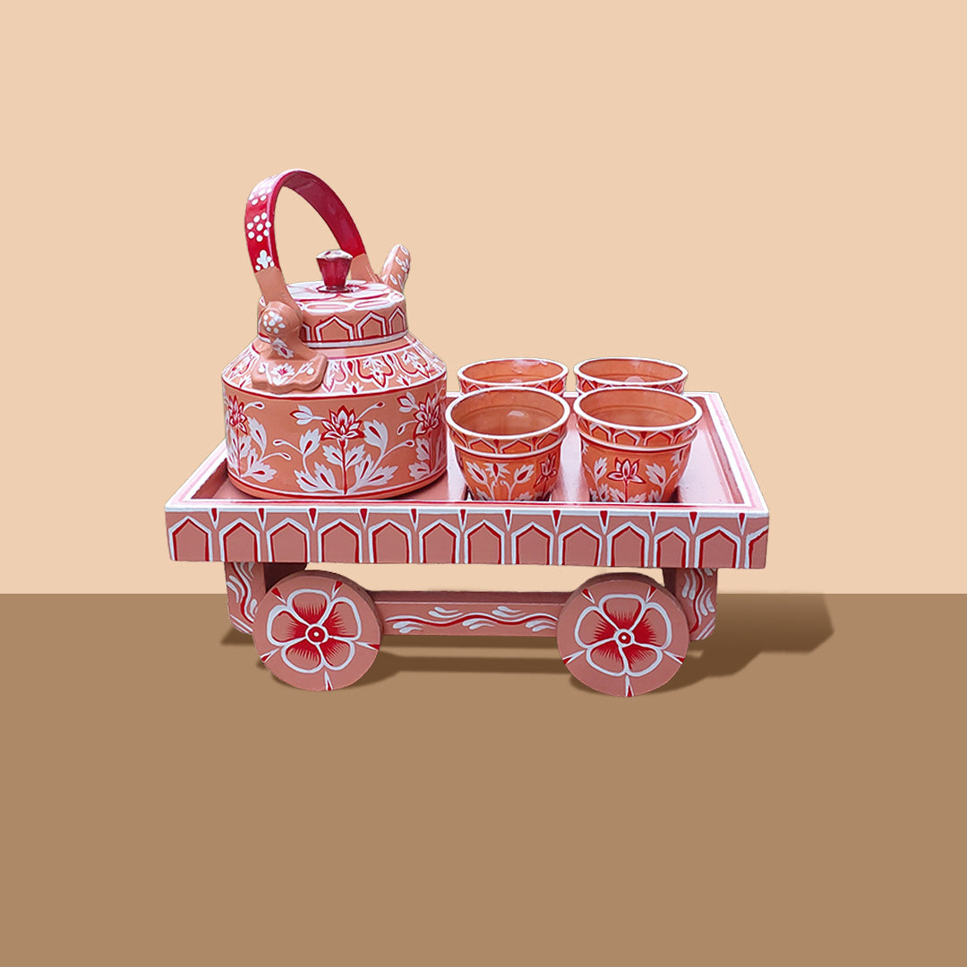 Tea Set | Hand-Painted Decorative Kettle & Kitchen Decor