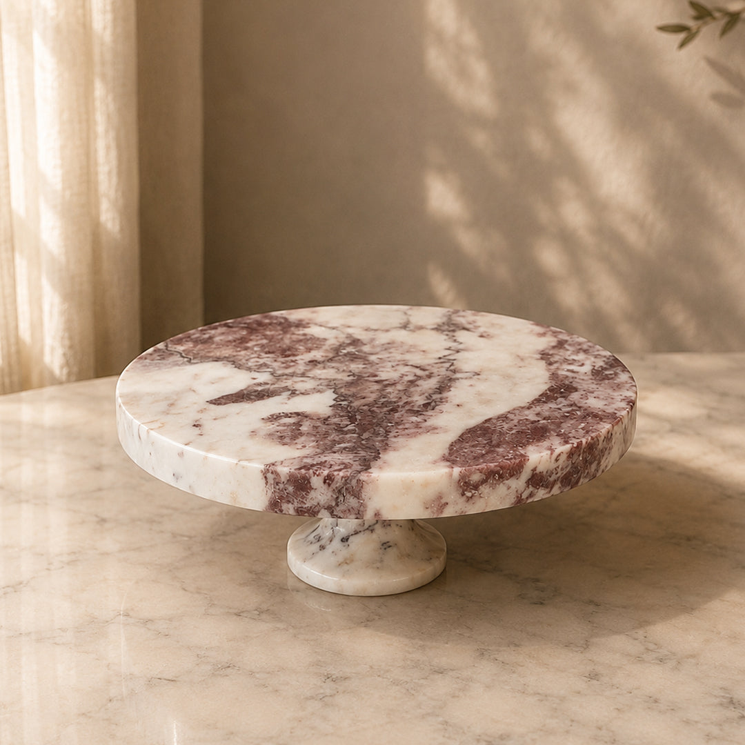 Marble Cake Stand | Handmade Luxury Natural Stone Decor