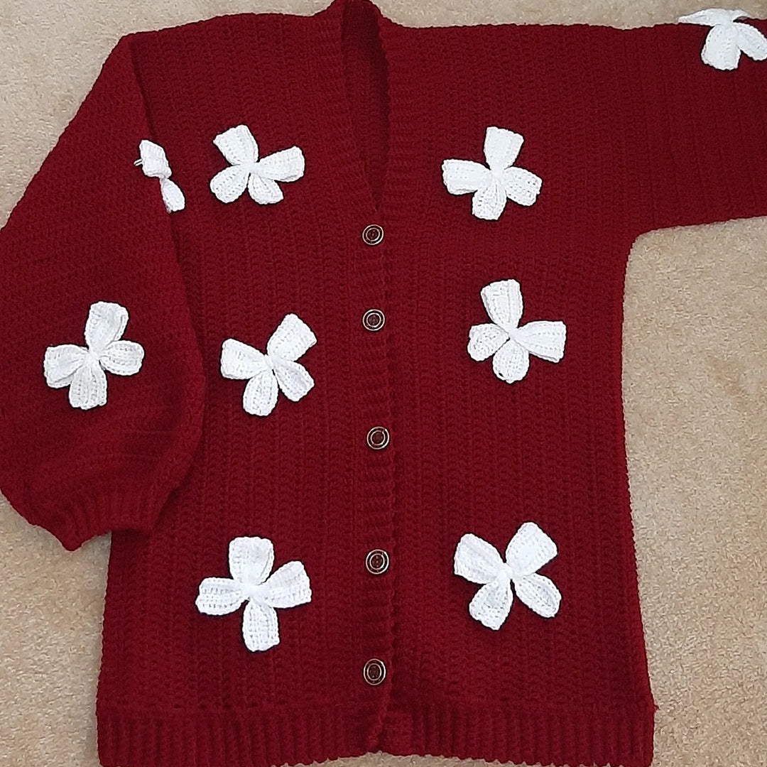 Hand-Crafted Regular Length Cardigan