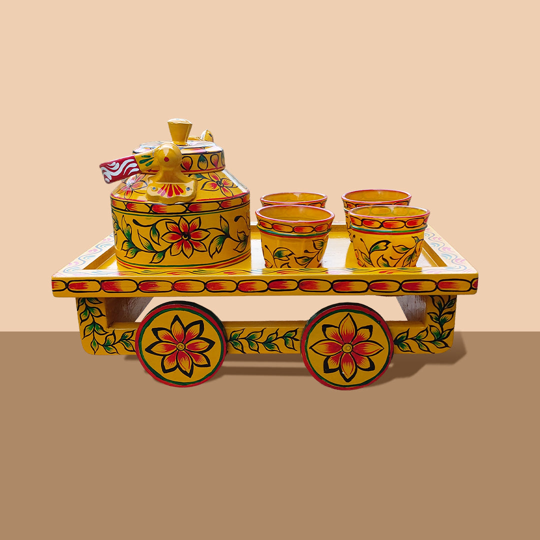 Tea Set | Hand-Painted Decorative Kettle & Kitchen Decor