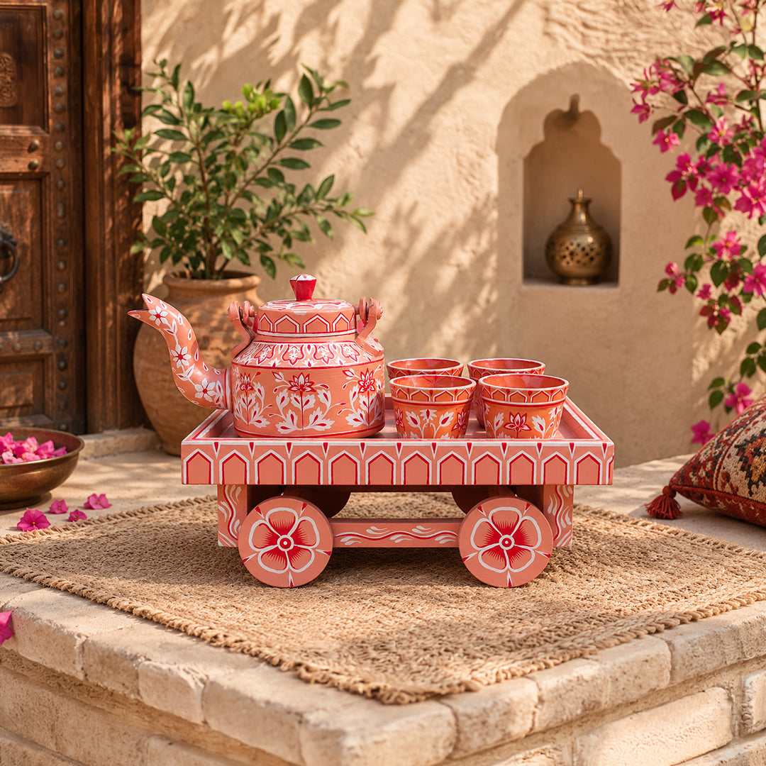 Tea Set | Hand-Painted Decorative Kettle & Kitchen Decor