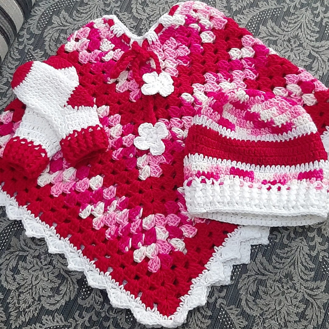 Hand Crafted Crochet Poncho