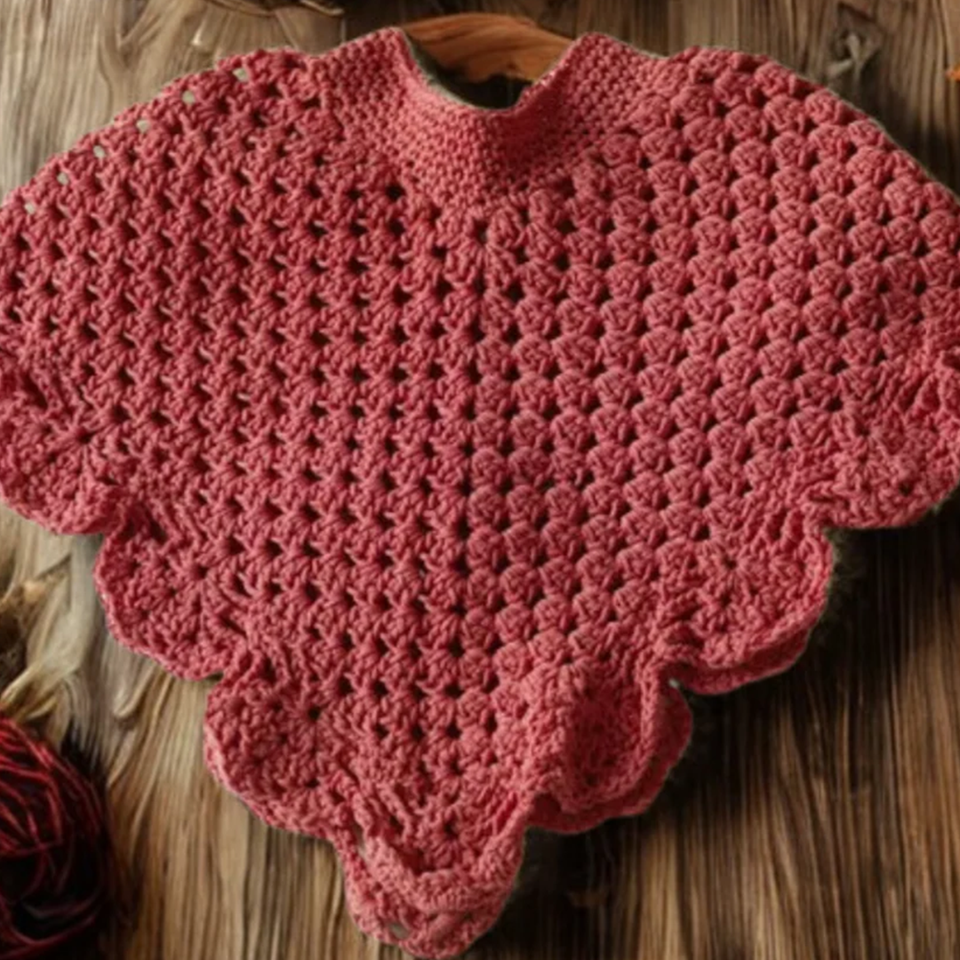 Hand Crafted Crochet Poncho