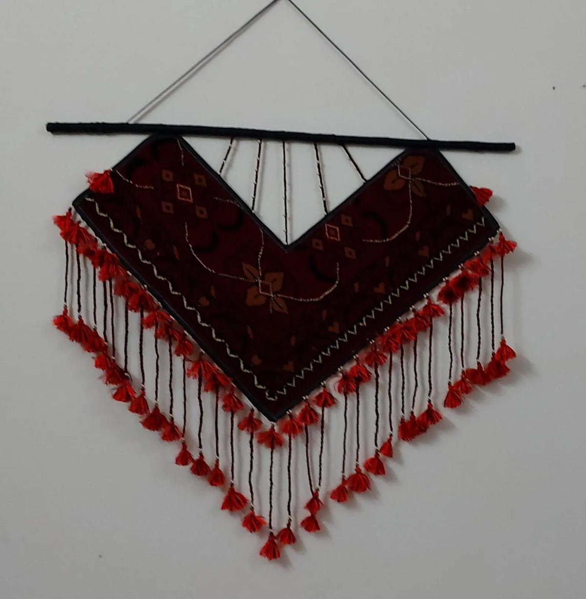 Hand Knotted Wall Hanging Strips | Bohemian Nomadic Wall Art