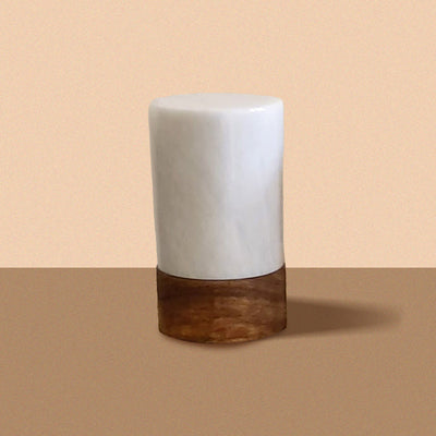 Handcrafted Natural Marble Lamp – Minimalist Boho Decor, Stress Relief Light