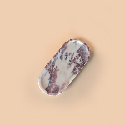 Marble Tray Ovel | Handmade Luxury Natural Stone Decor