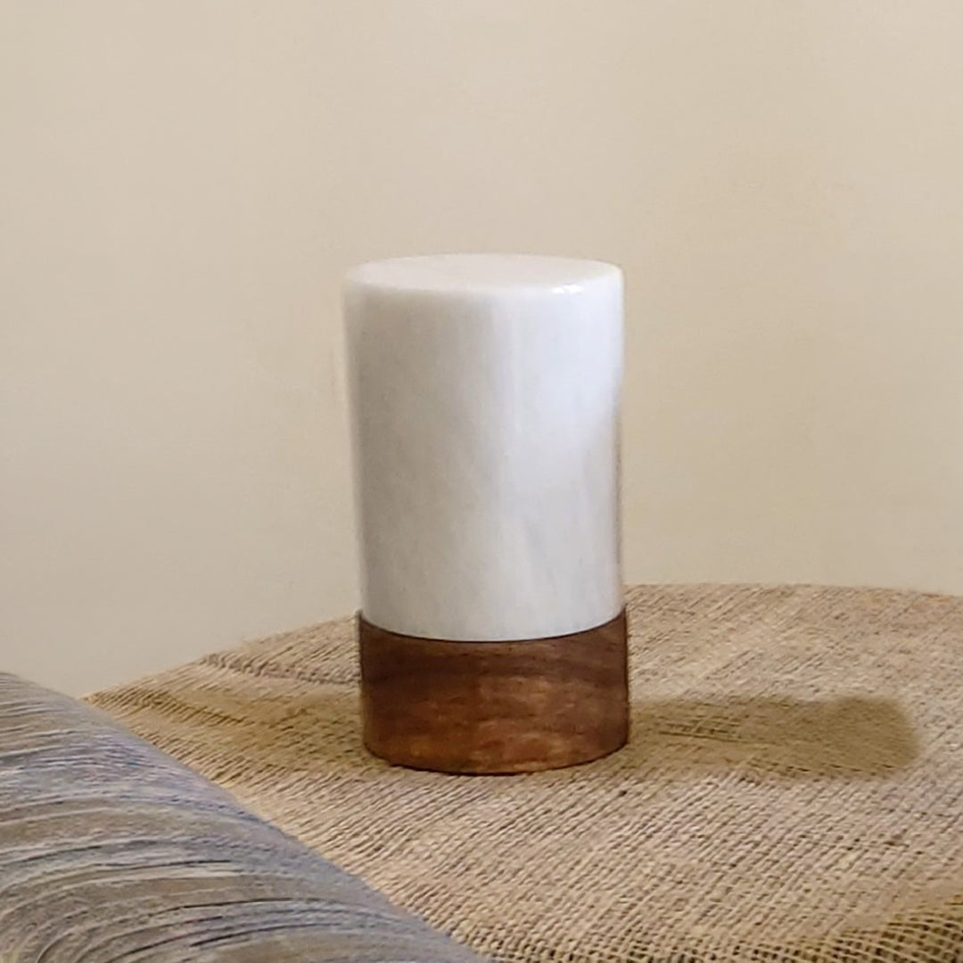 Handcrafted Natural Marble Lamp – Minimalist Boho Decor, Stress Relief Light
