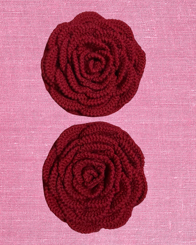 Luxury Crochet Rose Bag – Handmade Floral Purse with Custom Colors & Straps | Bridal Wedding Handbag, Party Clutch, Gift for Her