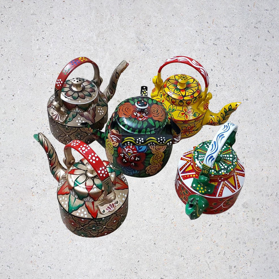 Hand-Painted Decorative Teaset | Tespot / Kettle | Kitchen Decoration | Gift