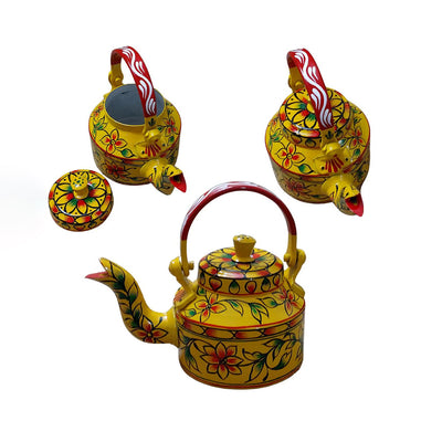 Hand-Painted Decorative Teaset | Tespot / Kettle | Kitchen Decoration | Gift