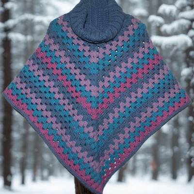Hand Crafted Crochet Poncho