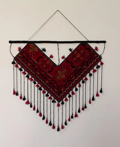 Hand Knotted Wall Hanging Strips | Bohemian Nomadic Wall Art