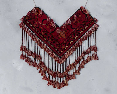 Hand Knotted Wall Hanging Strips | Bohemian Nomadic Wall Art